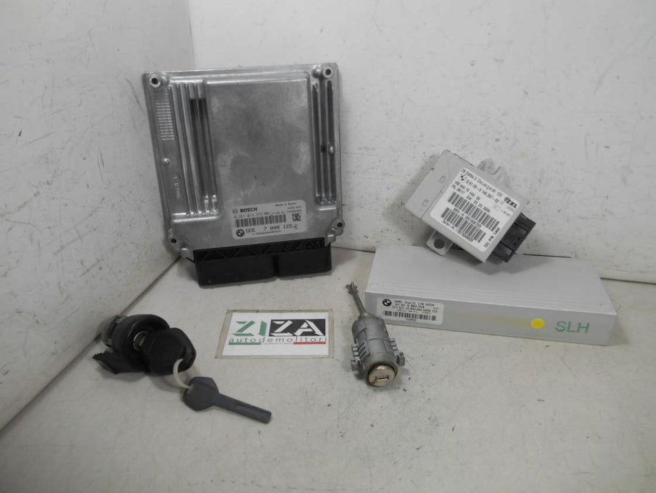 Kit Chiave ECU BMW X3 E83 2.0 150cv 204D4 2006 0281014575 7808125-01