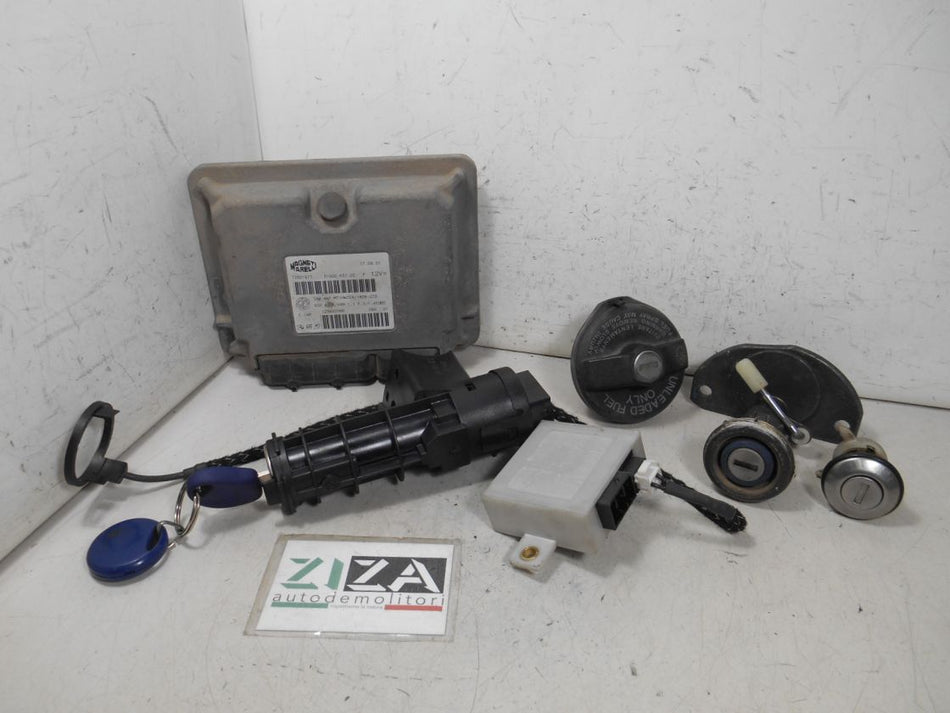 Kit Chiave ECU Fiat Seicento 1.1 54cv 187A1000 2001 73501877 IAW4AF.M7 61600.627.02
