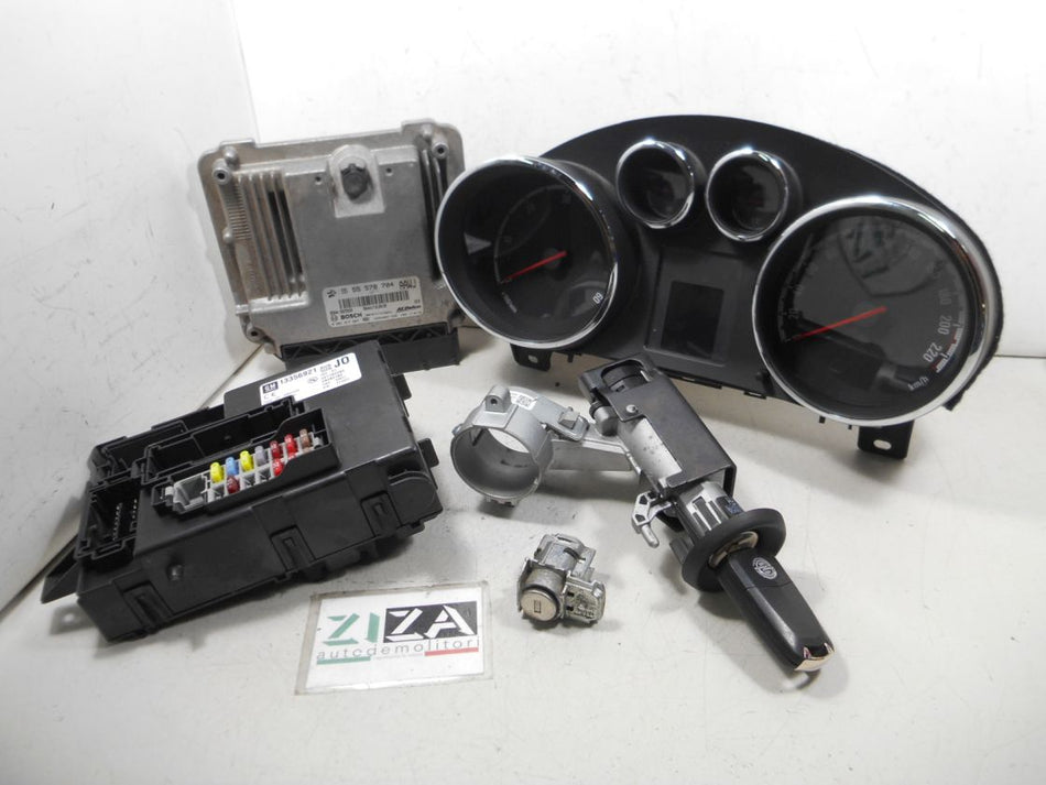 Kit Chiave ECU Opel Meriva B 1.3 70kw 95cv A13DTE 2011 55578704 0281017587