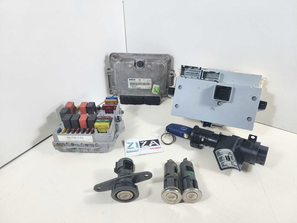 Kit Chiave ECU Fiat Stilo 1.9 85kw 116cv 192B4000 2002 0281010337 73501237