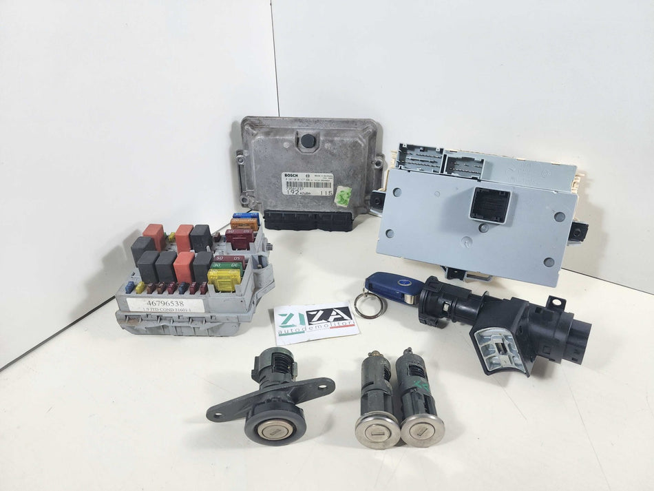 Kit Chiave ECU Fiat Stilo 1.9 85kw 116cv 192B4000 2002 0281010337 73501237