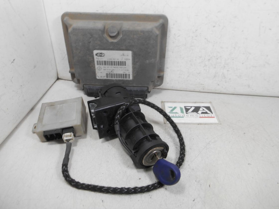 Kit Chiave ECU Fiat Seicento 1.1 40kw 187A1000 2002 73501877 IAW4AF.M7