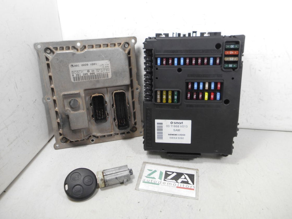 Kit Chiave ECU Smart Fortwo W450 698 45kw 15 2005 0010020V001 0261205006