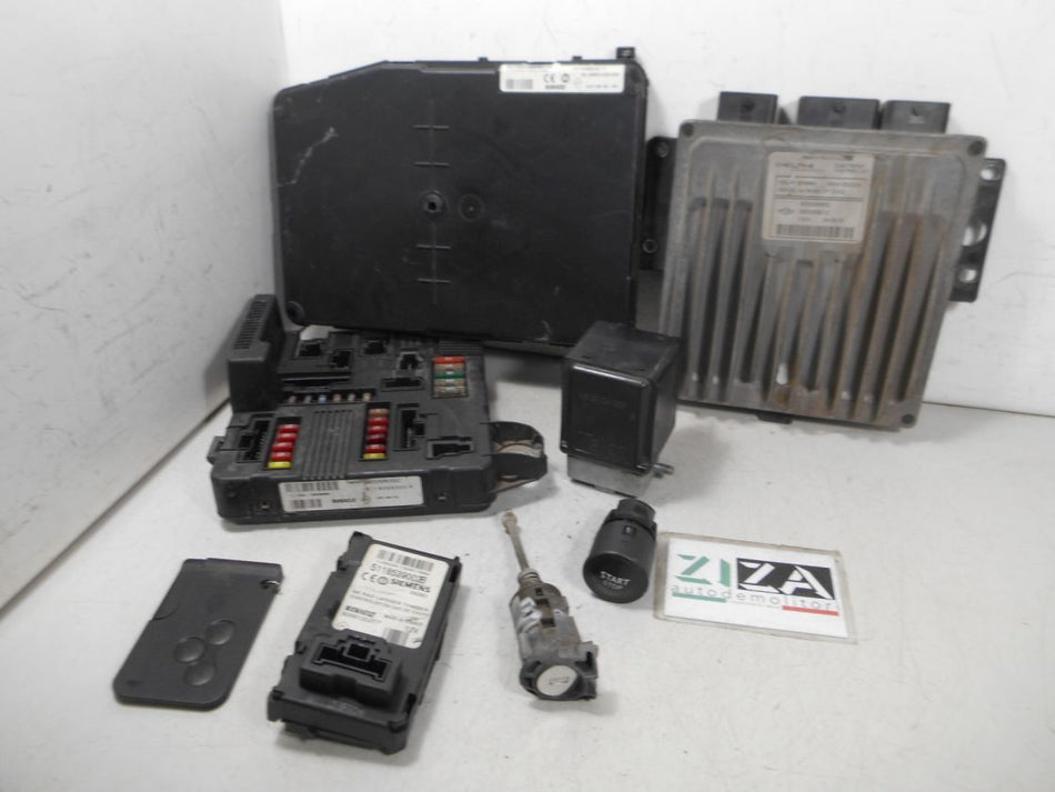 Kit Chiave ECU Renault Scenic II 1.5 60kw 82cv K9KD7 2003 8200259832 8200308212
