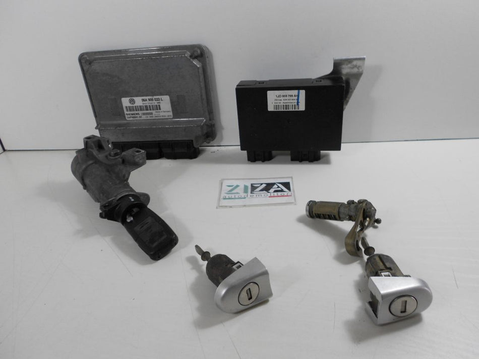 Kit Chiave ECU VW New Beetle 1.6 75kw AYD 2001 06A906033L 5WP40041