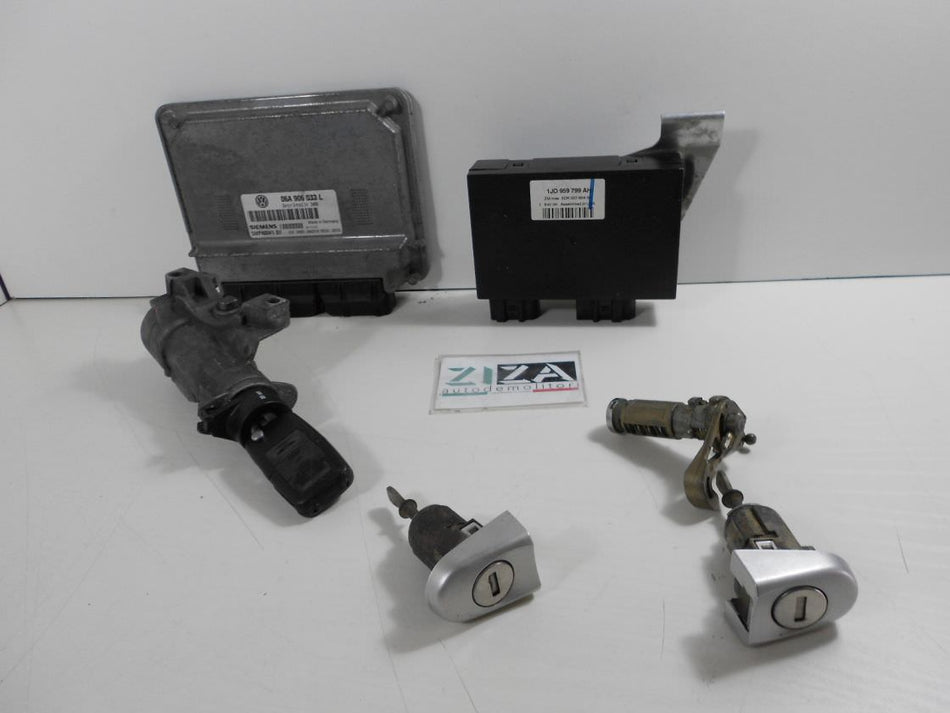 Kit Chiave ECU VW New Beetle 1.6 75kw AYD 2001 06A906033L 5WP40041