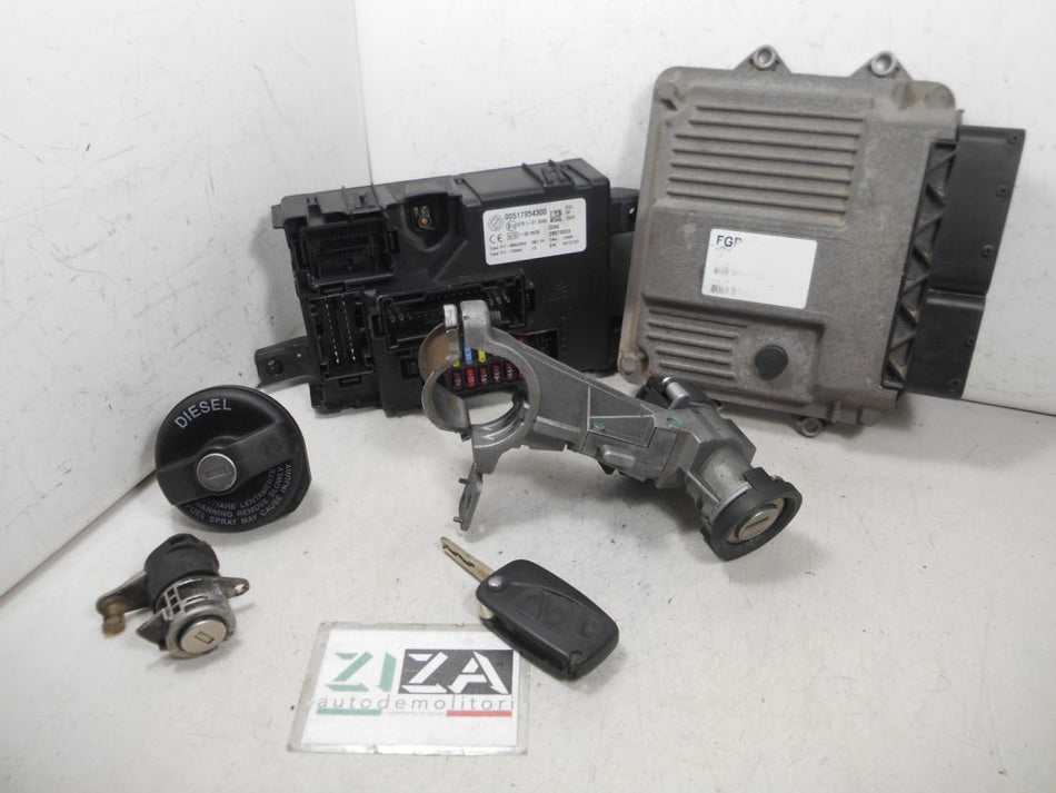 Kit Chiave ECU Fiat Grande Punto 1.3 Mjet 55kw 75cv 199A2000 2006 51781569