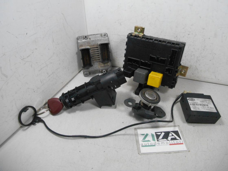 Kit Chiave ECU Lancia Y 1.2 59kw 80cv 188A5000 2001 0261207906 00551803160
