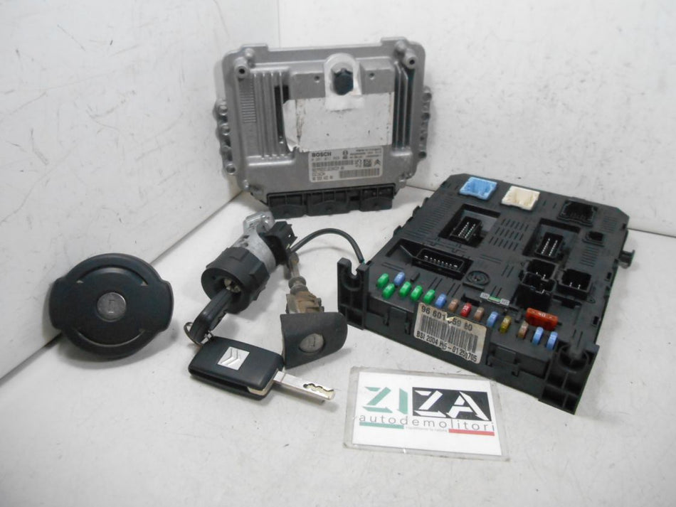 Kit Chiave ECU Citroen C4 1.6 HDI 90cv 9HX 2006 9659342280 9660105980
