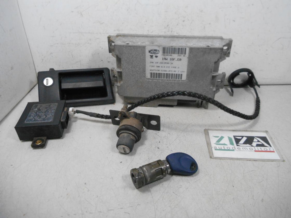 Kit Chiave ECU Fiat Cinquecento 0,9i 29kw 1170A1046 1996 46475180 IAW16F.E0