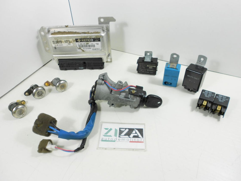 Kit Chiave ECU Hyundai Atos Prime Rest. 1.1 46,3kw G4HG 2006 39110-02BA5