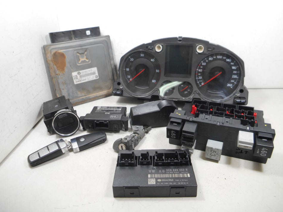 Kit Chiave ECU VW Passat 3C SW 2.0 TDI 140cv BKP 2007 03G906018FG, 5WP45614AA
