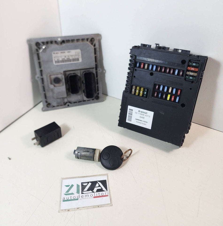 Kit Chiave ECU Smart Fortwo W450 698 45kw 15 2004 0010020V001 0261205006