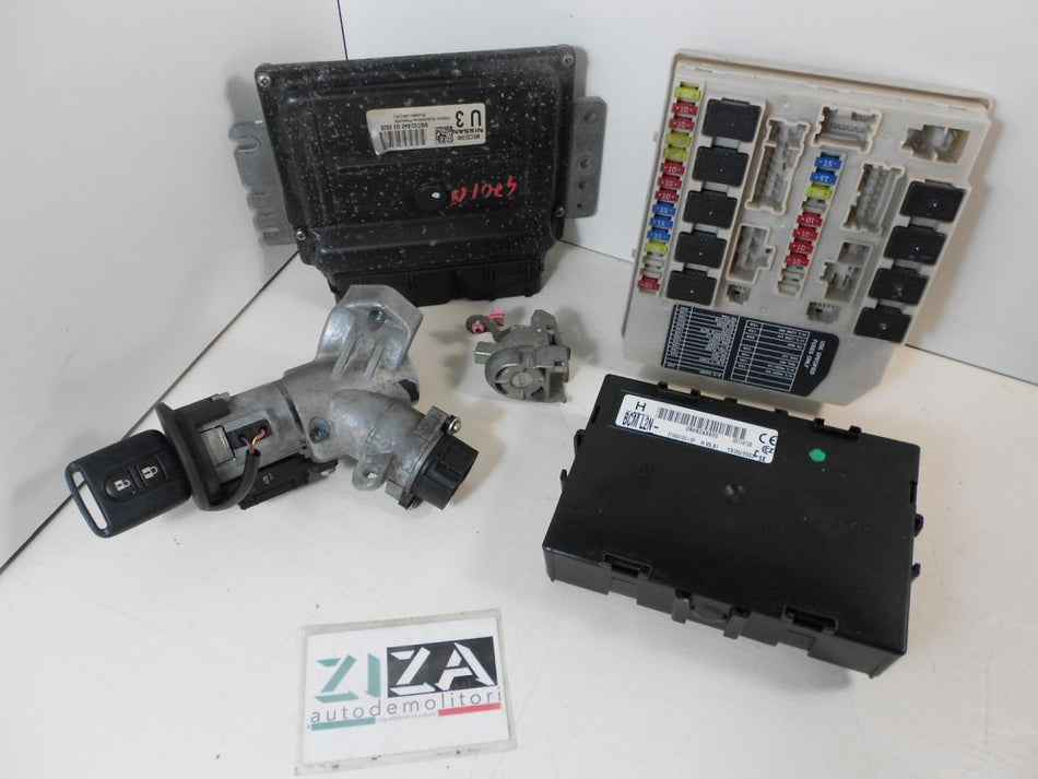 Kit Chiave ECU Nissan Micra K12 1.2 59kw 80cv CR12 2003 MEC32-040