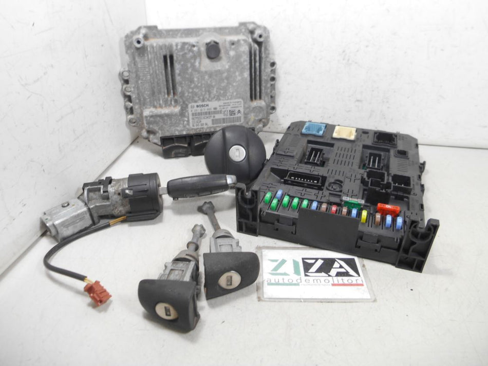 Kit Chiave ECU Fiat Scudo 1.6 HDI 90cv 9HU 2011 9664356980 0281013869