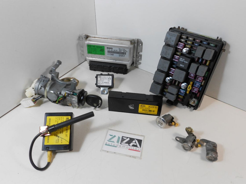 Kit Chiave ECU Kia Carens 1.8 92.6kw 126cv TB 2003 0261207465 39110-2Y500