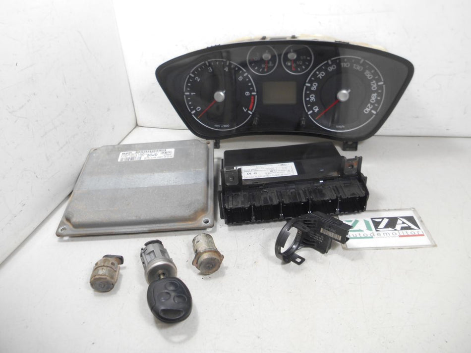 Kit Chiave ECU Ford Fiesta V 1.2 75cv 2006 6S61-12A650-FD