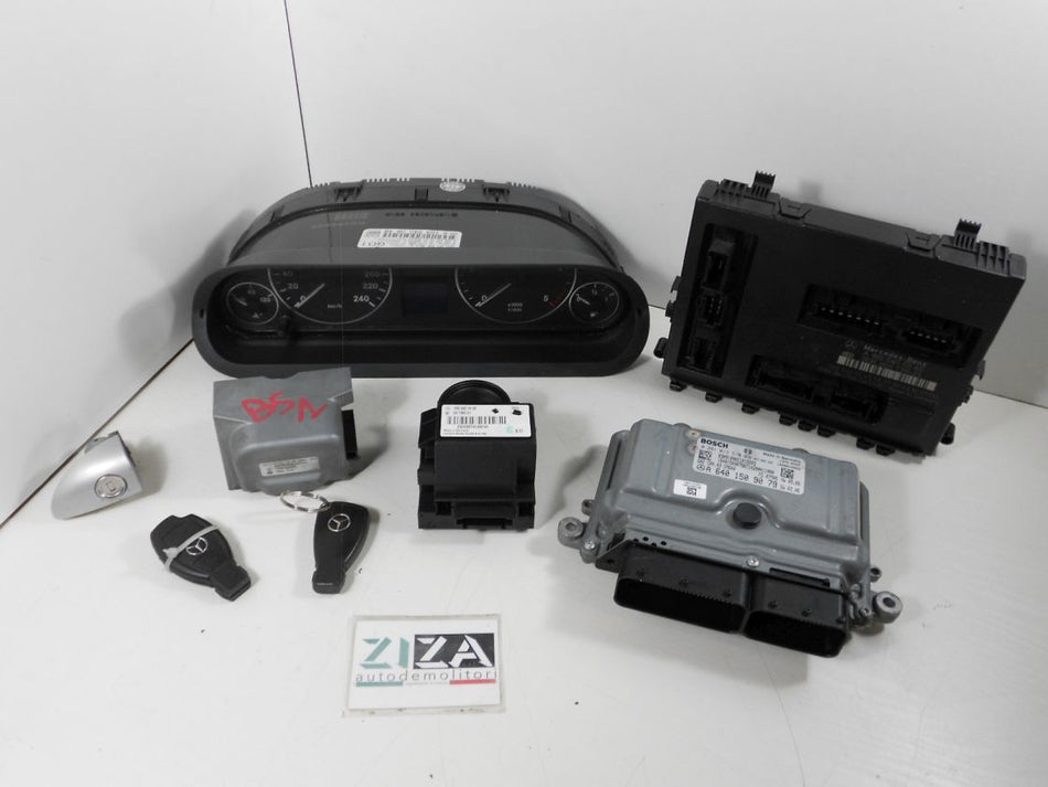 Kit Chiave ECU Mercedes W169 A200 2.0 140cv 640941 2007 A6401509079 0281013519