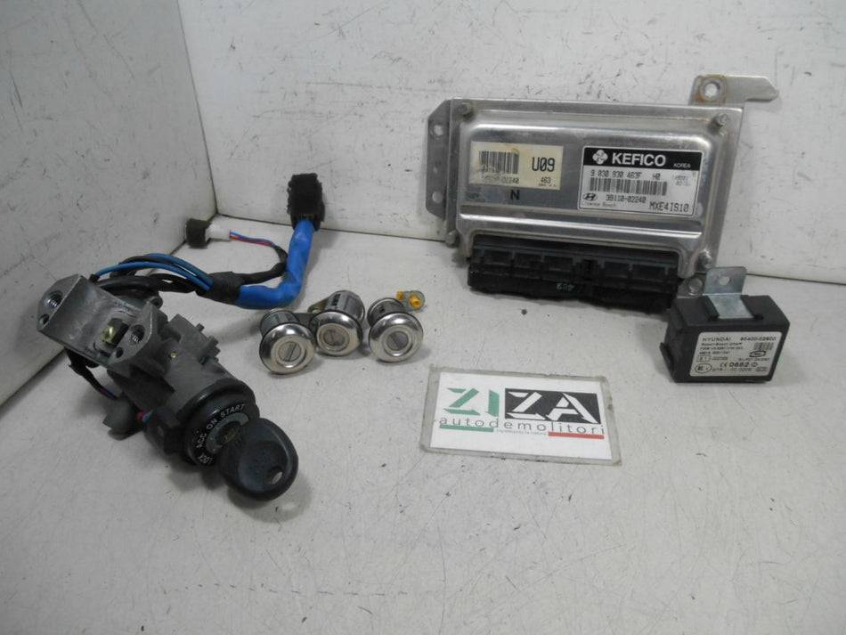 Kit Chiave ECU Hyundai Atos Prime 1.1 43kw G4HD 2005 39110-02240 39100-02240