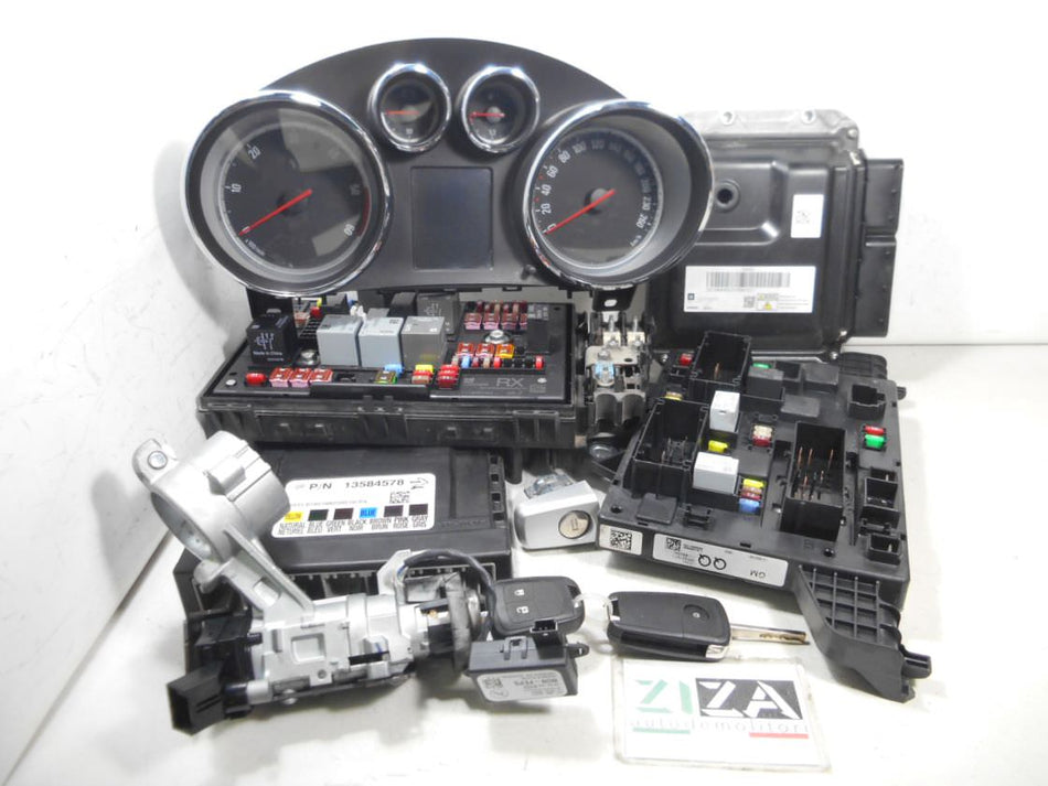 Kit Chiave ECU Opel Astra J 1.7 CDTI 81kw 110cv A17DTR 2012 55579443