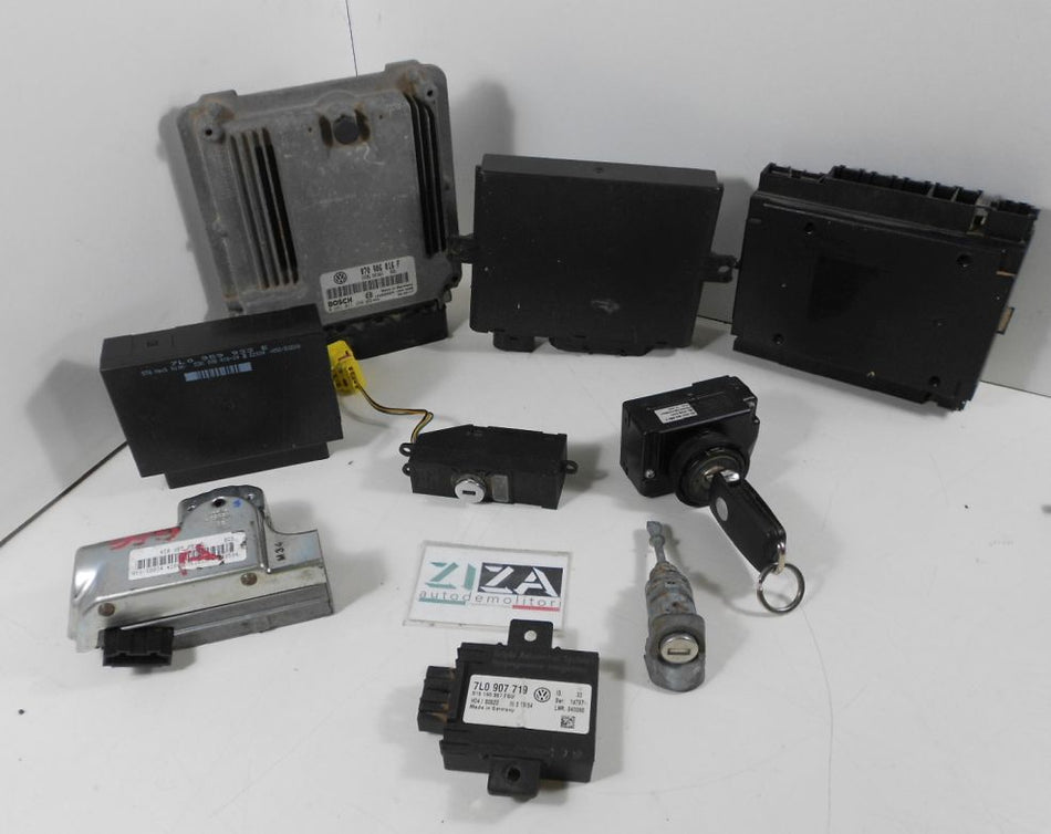 Kit Chiave ECU VW Touareg I 2.5 TDI 128kw 174cv BAC 2004 070906016F
