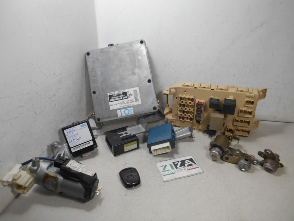 Kit Chiave ECU Toyota Yaris XP10 1.3 63kw 2NZFE 2001 89661-52082