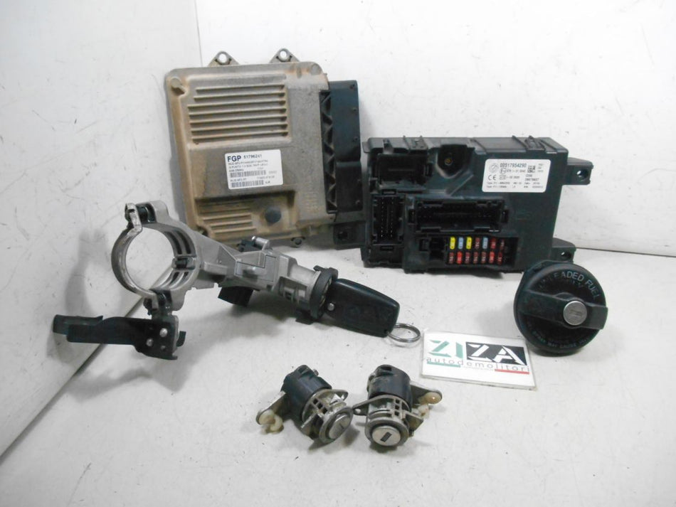 Kit Chiave ECU Fiat Grande Punto 1.3 Mjet 55kw 199A2000 2006 51796241