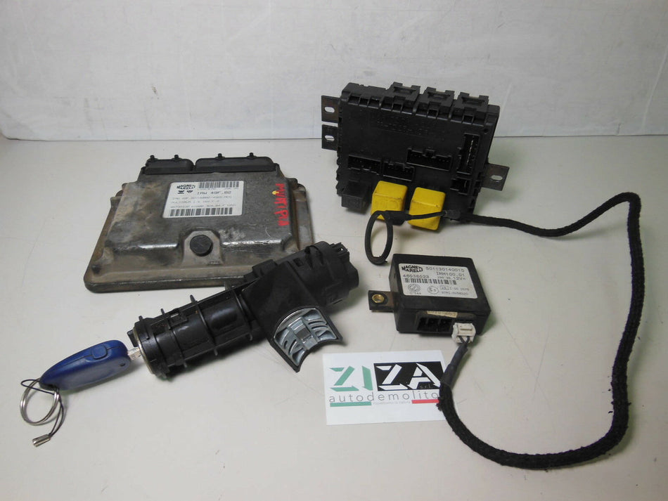 Kit Chiave ECU Fiat Multipla I 1.6 16V 182A4000 IAW49FB2 46737132