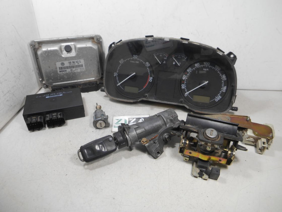 Kit Chiave ECU Skoda Octavia 1.9 81kw ASV 2002 038906012CL 0281010380