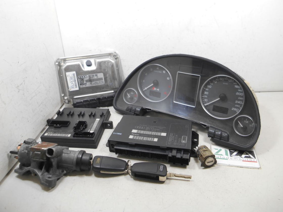 Kit Chiave ECU Audi A4 B7 S4 Avant 4.2 253kw BBK 2006 8E3910560 0261201112