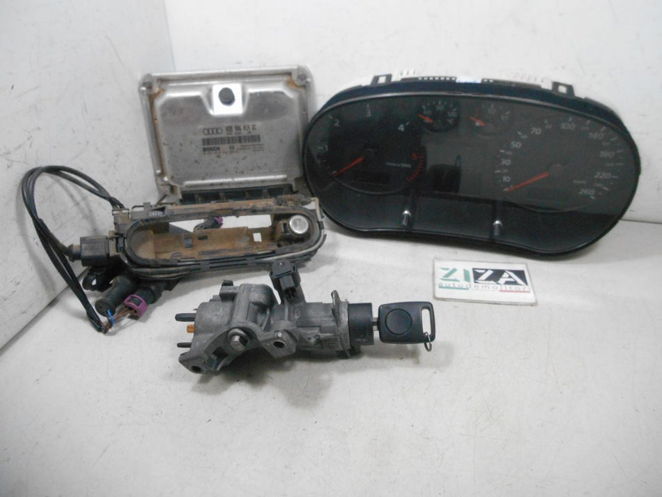 Kit Chiave ECU Audi A3 8L 1.9 TDI 74kw ATD 2002 038906019GC