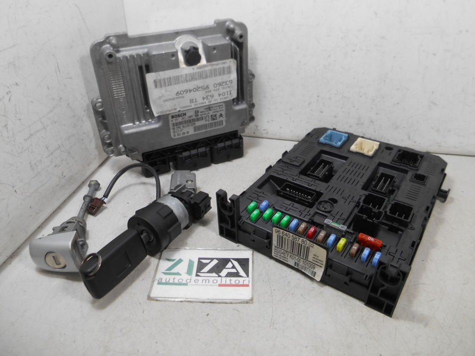 Kit Chiave ECU Peugeot 3008 I 1.6 120cv 5FW 2009 9666326080 0261201505