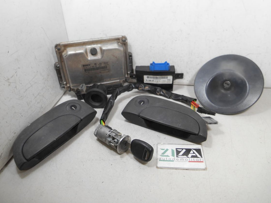 Kit Chiave ECU Renault Kangoo I 1.9 59kw F9Q R7 2003 8200199718 0281010502