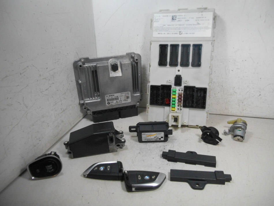 Kit Chiave ECU BMW X1 F48 sDrive18d 2.0 150cv B47C20A 2018 8470176-01 0281034449
