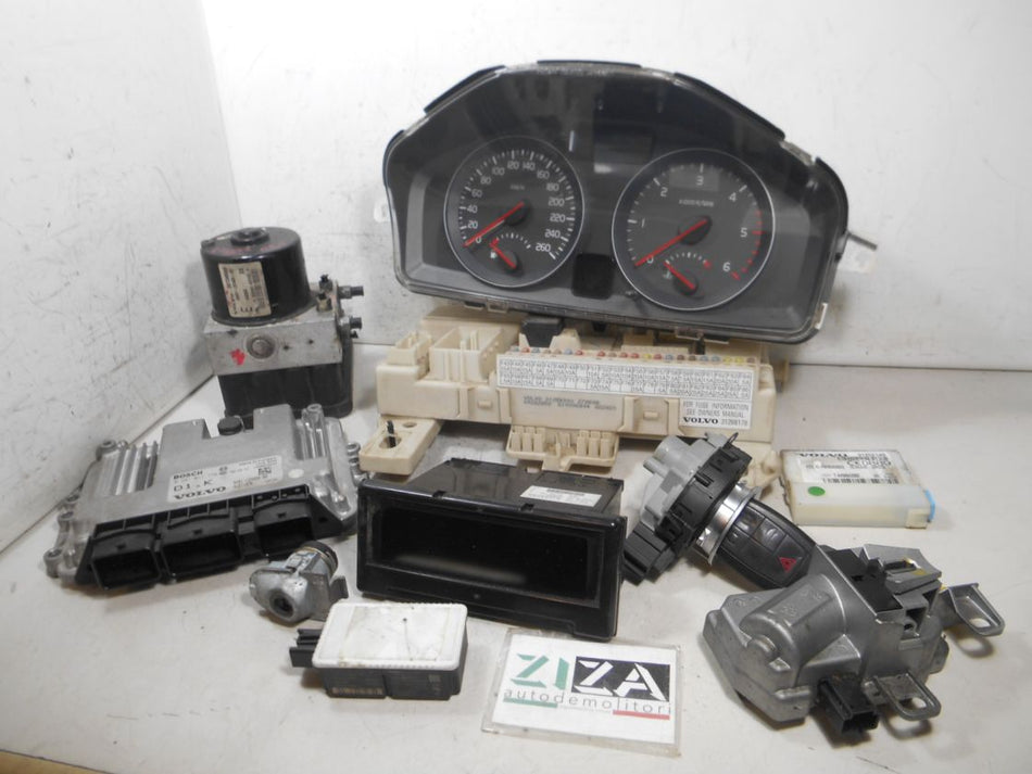 Kit Chiave ECU Volvo V50 2.0 100kw D4204T 2006 31211076 4N51-12A650-BB 0281011775