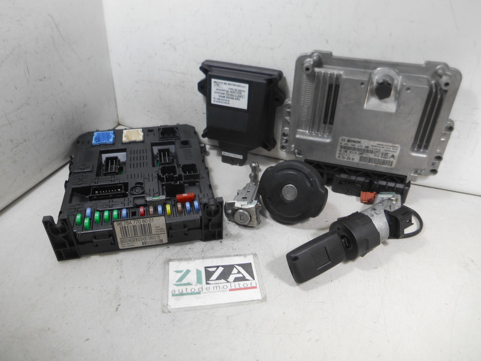 Kit Chiave ECU Citroen Berlingo II 1.6 120cv 5F01 2016 9675495080 0261S06472