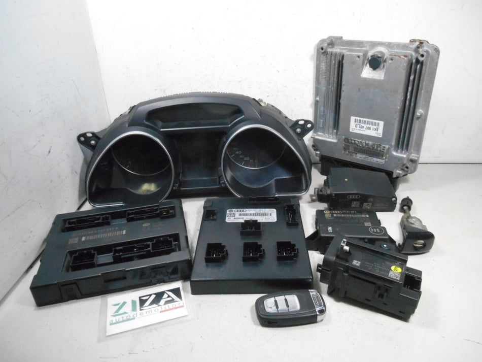 Kit Chiave ECU Audi A5 Coupé 2.7 190cv CAM 2008 8K1907401D 0281014881
