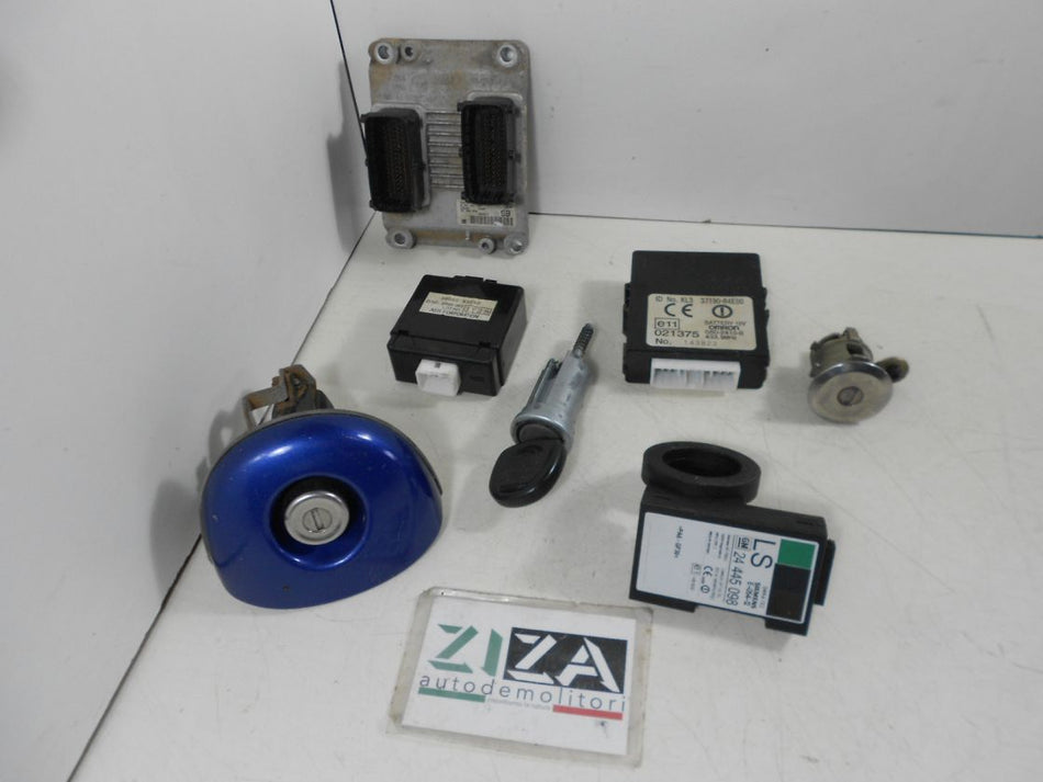 Kit Chiave ECU Opel Agila A 1.2 16V 55kw 75cv Z12XE 2003 0261207964 55350550