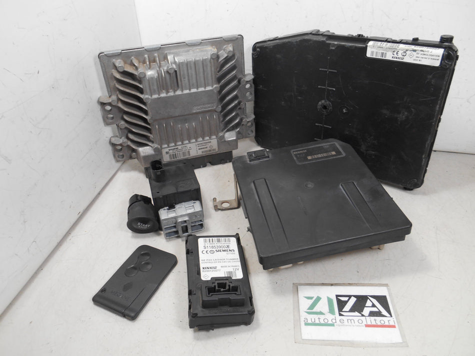 Kit Chiave ECU Renault Megane II 1.5 K9K P7 78kW 2007 8200766462 S122326111A