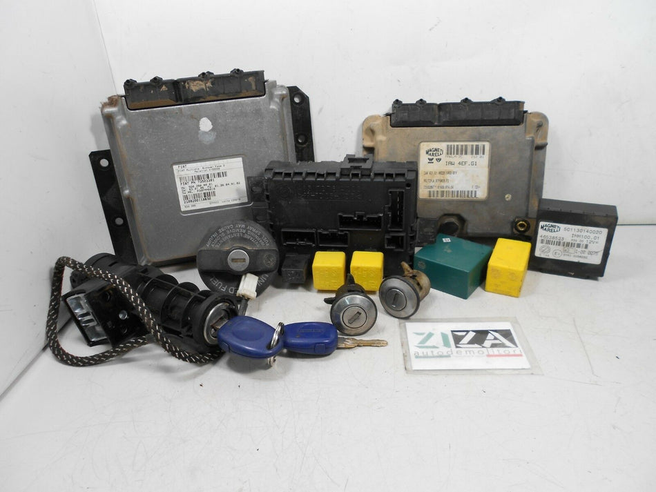 Kit Chiave ECU Fiat Multipla I 1.6 2001 B/MET 73502897
