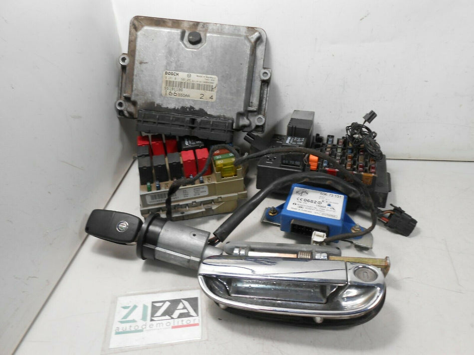 Kit Chiave ECU Alfa 166 2.4 110kw 841C000 2004 55191196 0281011503