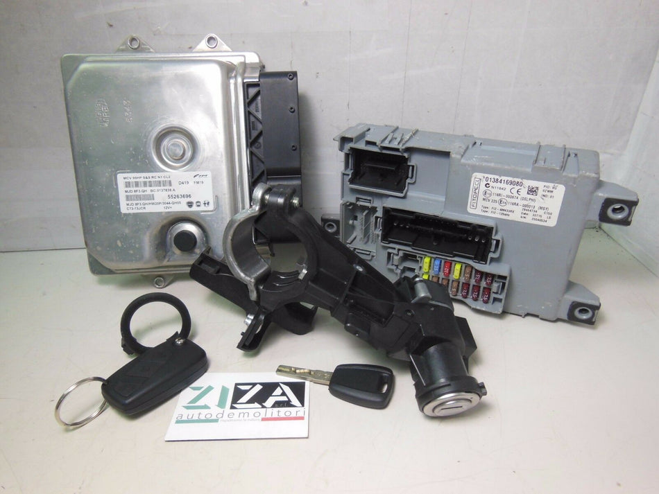 Kit Chiave ECU Fiat Fiorino 1.3 Mjet 95cv 2016 199B1000 55263696