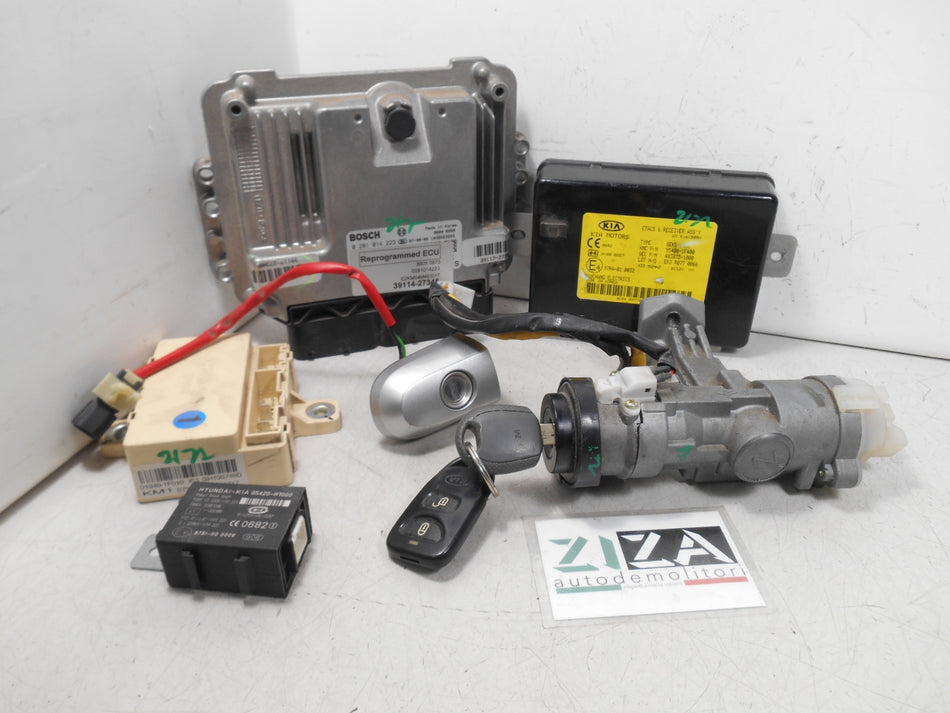 Kit Chiave ECU Kia Sportage KM 2.0 CRDI 140cv D4EA 2008 39114-27345 95400-1F400