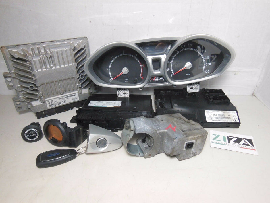 Kit Chiave ECU Ford Fiesta 1.4 TDCI 50KW F6JD 2010 8V21-12A650-EC