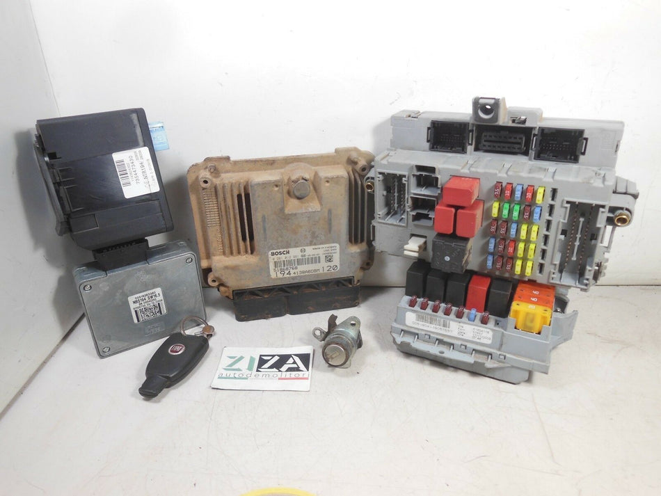 Kit Chiave ECU Fiat Croma 1.9 120cv 939A1000 2010 0281012961 51855156 51804118