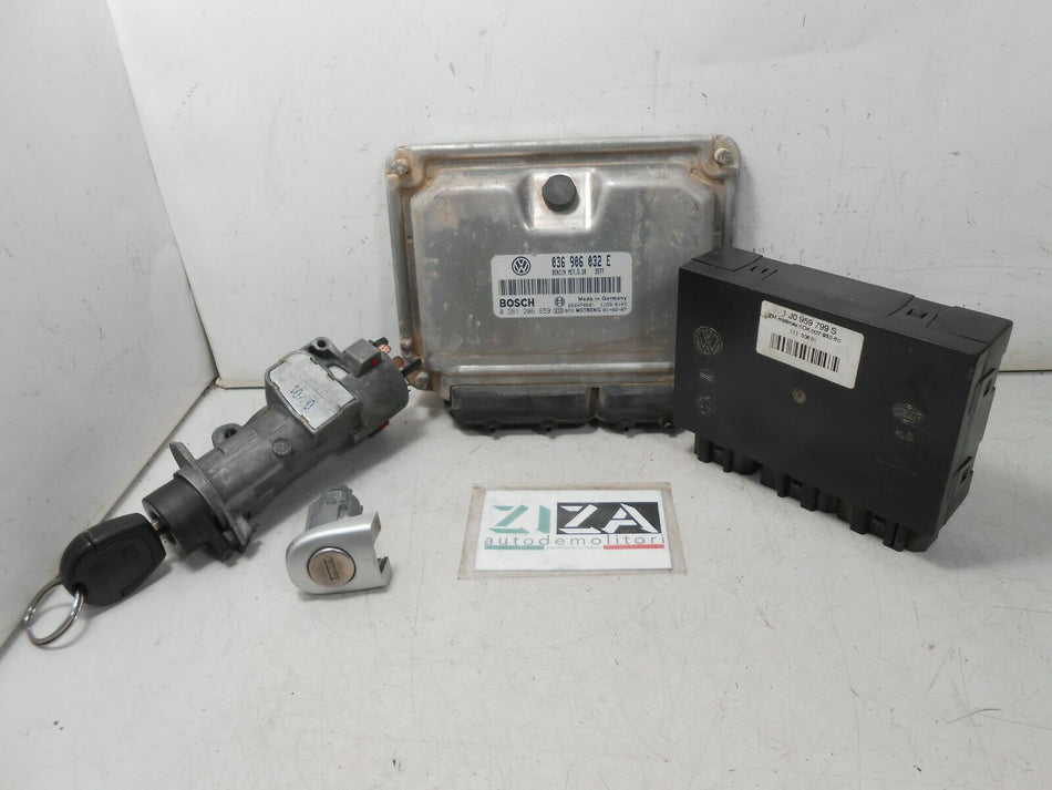 Kit Chiave ECU Seat Leon 1.4 16V 55kw 75cv AXP 2001 036906032E 0261206859