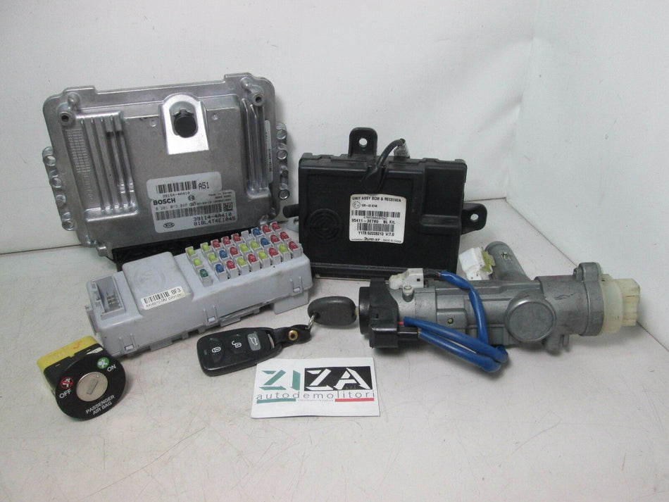 Kit Chiave ECU Kia Sorento 2.5 170cv D4CB 2007 0281013048 39114-4A410 95411-3E780