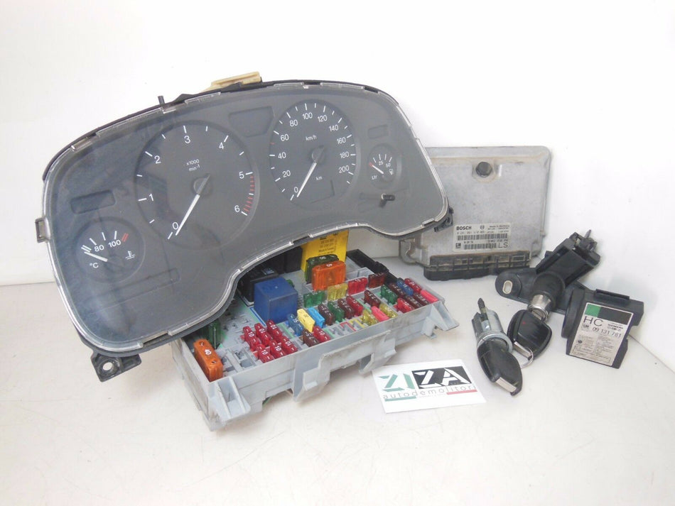 Kit Chiave ECU Opel Astra G 1.7 50kw X17DTL 1999 0281001670 90589736