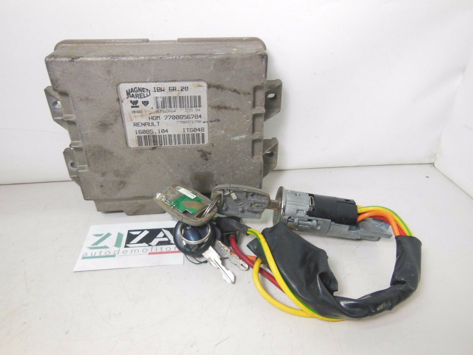Kit Chiave ECU Renault Twingo C3G 40kw 1994 7700856784 7700871780