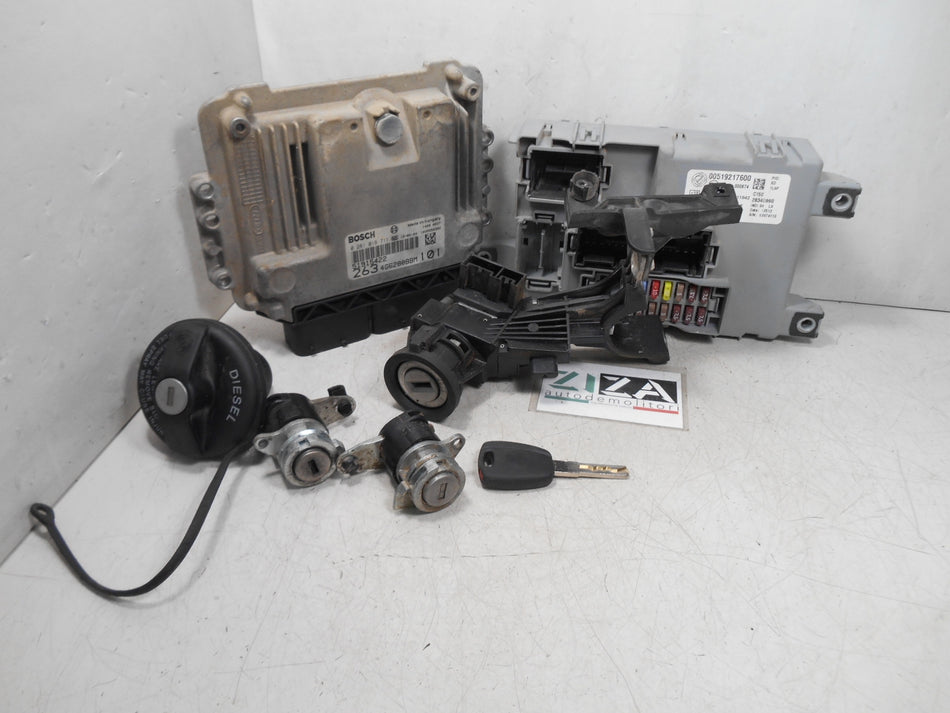 Kit Chiave ECU Fiat Doblò II 1.6 Mjet 74kw 101cv 263A3000 2012 51915422